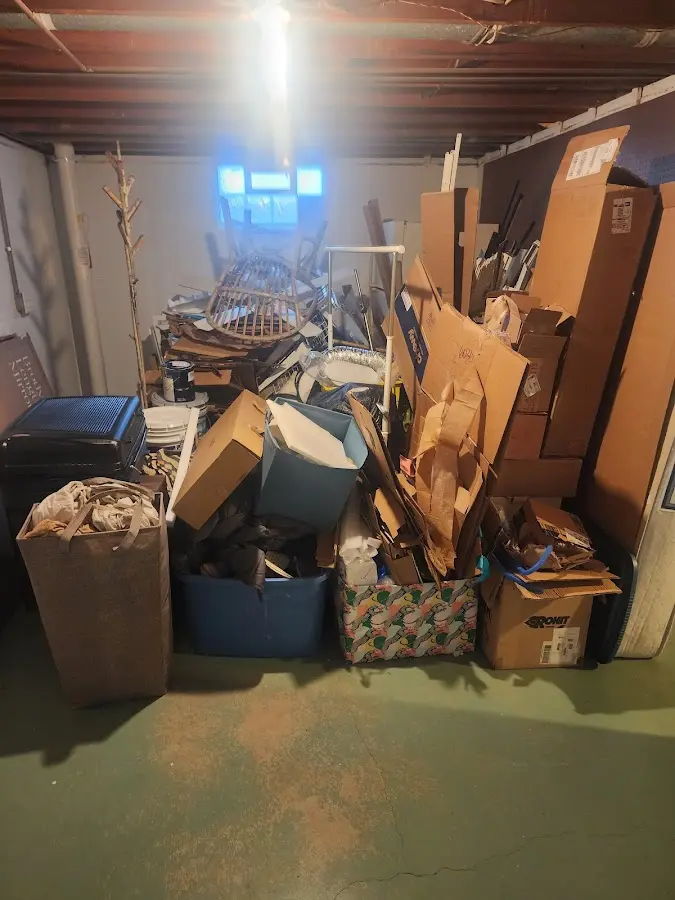 Roll-off dumpster container at job site for Yard Waste Dumpster Rental in Citrus Heights